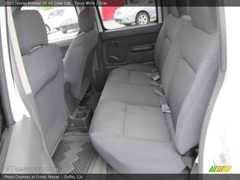  2001 Frontier XE V6 Crew Cab Gray Interior