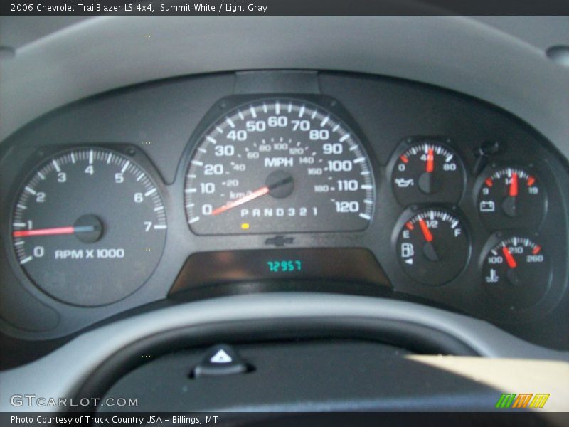 Summit White / Light Gray 2006 Chevrolet TrailBlazer LS 4x4
