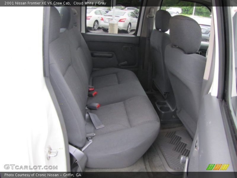  2001 Frontier XE V6 Crew Cab Gray Interior
