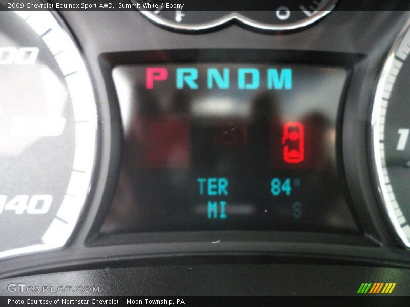 Summit White / Ebony 2009 Chevrolet Equinox Sport AWD