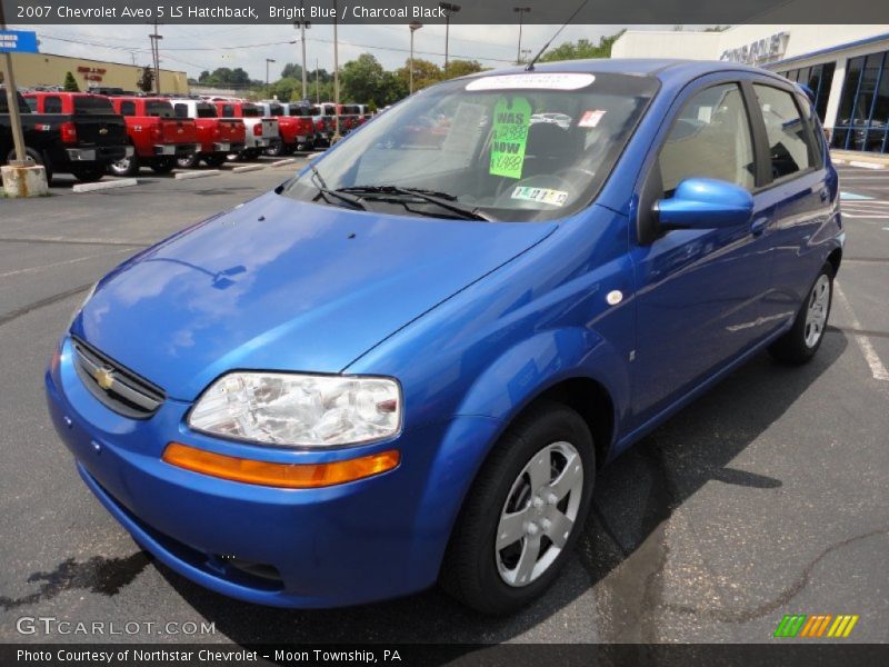 Bright Blue / Charcoal Black 2007 Chevrolet Aveo 5 LS Hatchback