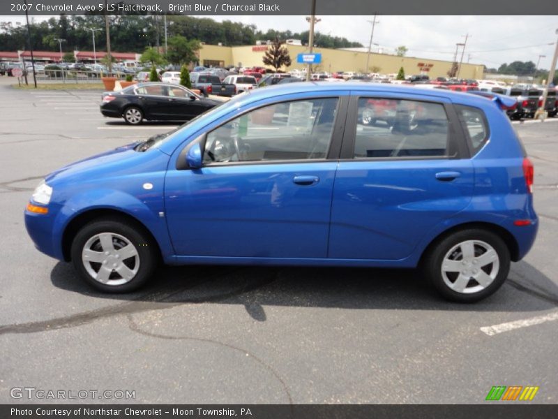Bright Blue / Charcoal Black 2007 Chevrolet Aveo 5 LS Hatchback