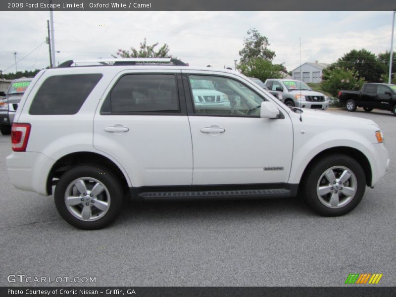 Oxford White / Camel 2008 Ford Escape Limited