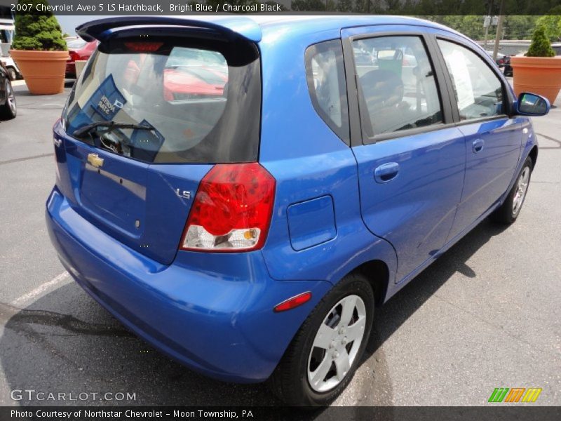 Bright Blue / Charcoal Black 2007 Chevrolet Aveo 5 LS Hatchback