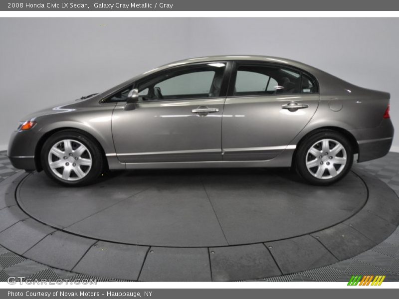 Galaxy Gray Metallic / Gray 2008 Honda Civic LX Sedan