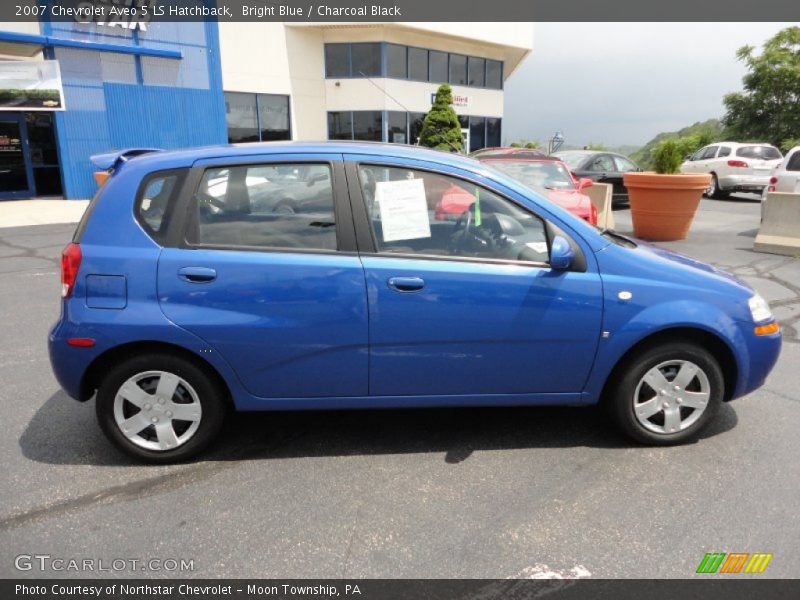 Bright Blue / Charcoal Black 2007 Chevrolet Aveo 5 LS Hatchback