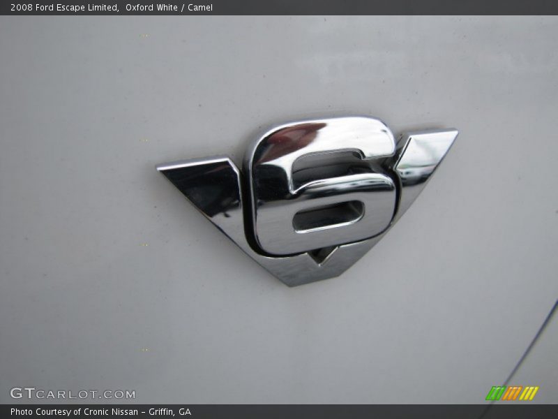 Oxford White / Camel 2008 Ford Escape Limited