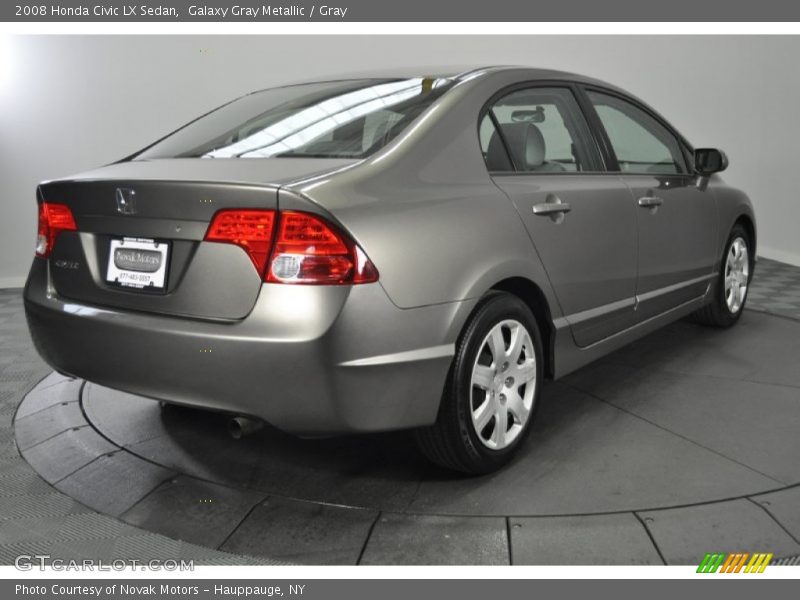 Galaxy Gray Metallic / Gray 2008 Honda Civic LX Sedan