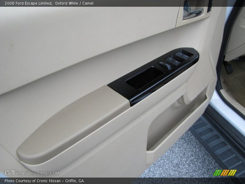 Oxford White / Camel 2008 Ford Escape Limited