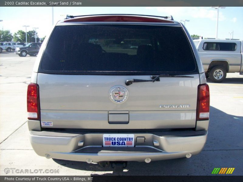 Silver Sand / Shale 2003 Cadillac Escalade