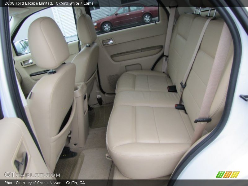 Oxford White / Camel 2008 Ford Escape Limited