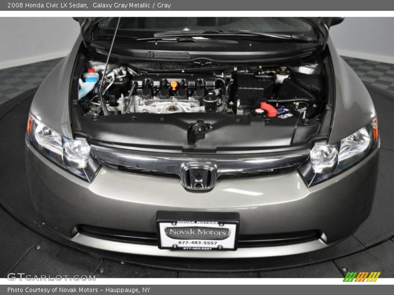 Galaxy Gray Metallic / Gray 2008 Honda Civic LX Sedan