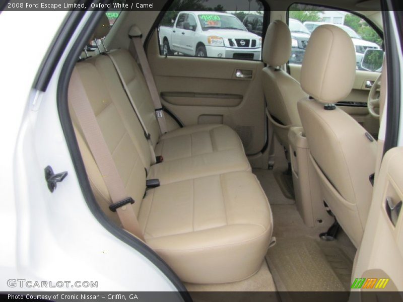 Oxford White / Camel 2008 Ford Escape Limited