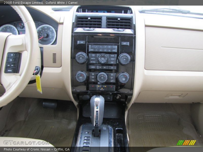 Oxford White / Camel 2008 Ford Escape Limited