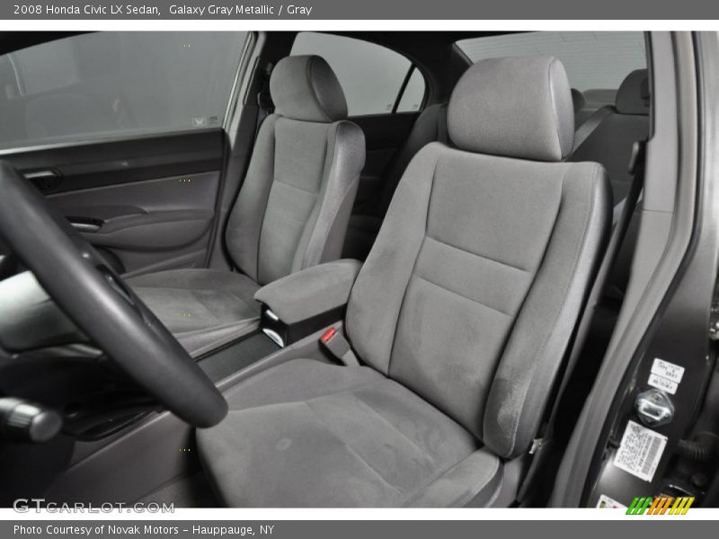 Galaxy Gray Metallic / Gray 2008 Honda Civic LX Sedan