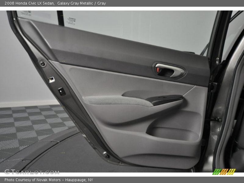 Galaxy Gray Metallic / Gray 2008 Honda Civic LX Sedan