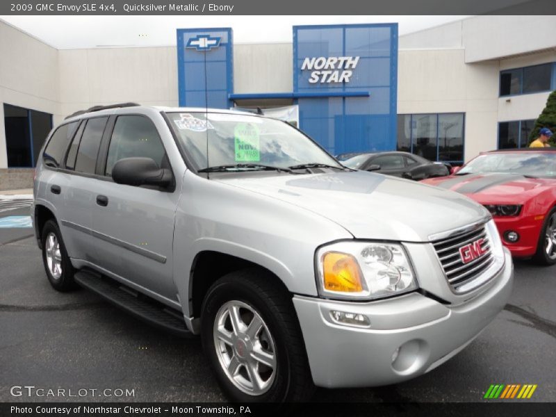 Quicksilver Metallic / Ebony 2009 GMC Envoy SLE 4x4