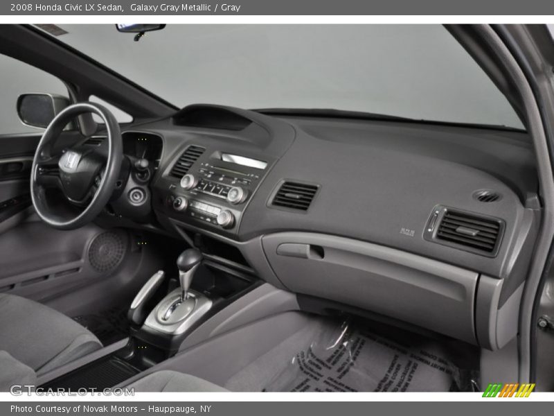 Galaxy Gray Metallic / Gray 2008 Honda Civic LX Sedan