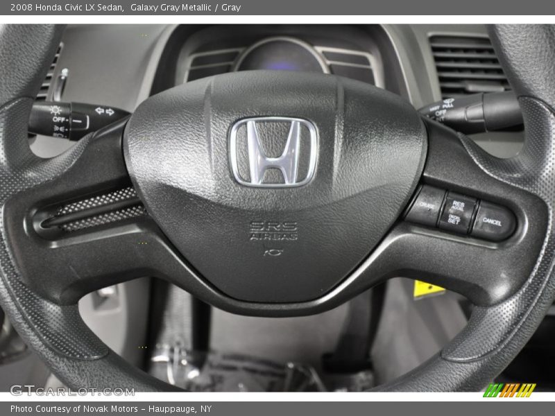Galaxy Gray Metallic / Gray 2008 Honda Civic LX Sedan