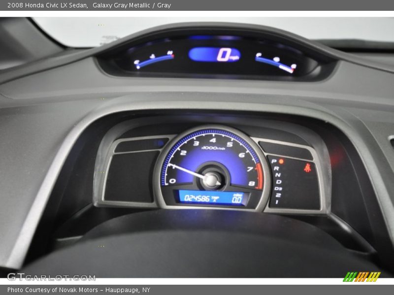 Galaxy Gray Metallic / Gray 2008 Honda Civic LX Sedan