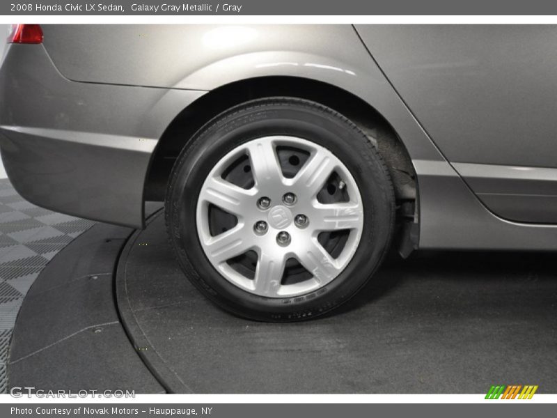 Galaxy Gray Metallic / Gray 2008 Honda Civic LX Sedan
