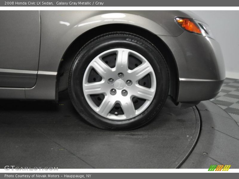 Galaxy Gray Metallic / Gray 2008 Honda Civic LX Sedan