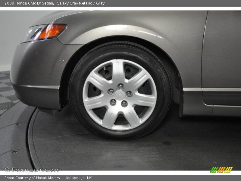 Galaxy Gray Metallic / Gray 2008 Honda Civic LX Sedan