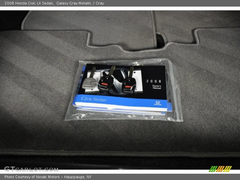 Galaxy Gray Metallic / Gray 2008 Honda Civic LX Sedan