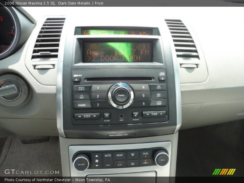 Dark Slate Metallic / Frost 2008 Nissan Maxima 3.5 SE