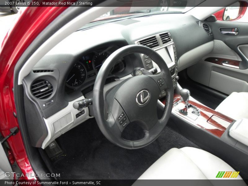 Matador Red Mica / Sterling 2007 Lexus IS 350