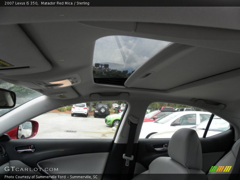 Matador Red Mica / Sterling 2007 Lexus IS 350
