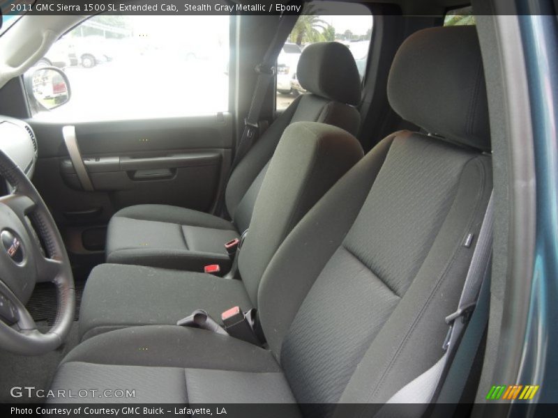 Stealth Gray Metallic / Ebony 2011 GMC Sierra 1500 SL Extended Cab