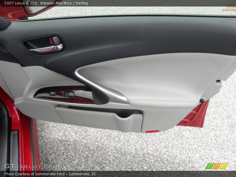 Matador Red Mica / Sterling 2007 Lexus IS 350