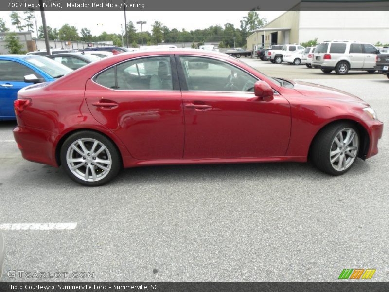 Matador Red Mica / Sterling 2007 Lexus IS 350