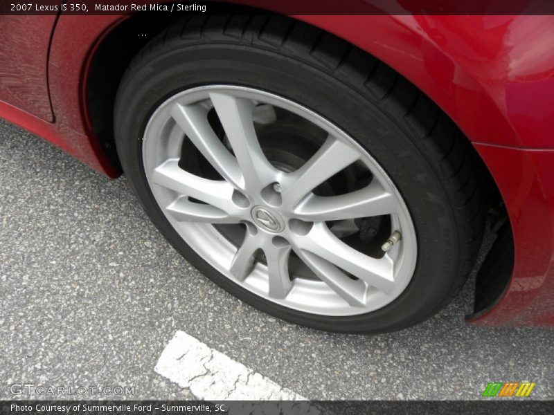 Matador Red Mica / Sterling 2007 Lexus IS 350