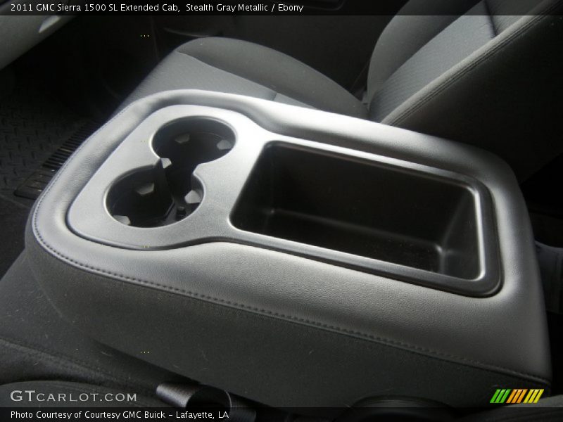 Stealth Gray Metallic / Ebony 2011 GMC Sierra 1500 SL Extended Cab