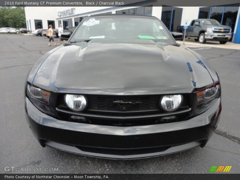 Black / Charcoal Black 2010 Ford Mustang GT Premium Convertible