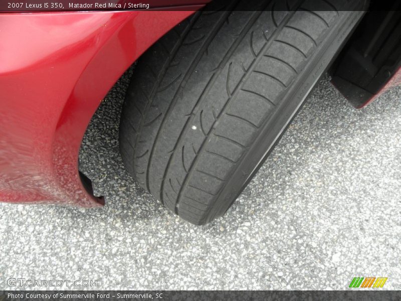 Matador Red Mica / Sterling 2007 Lexus IS 350