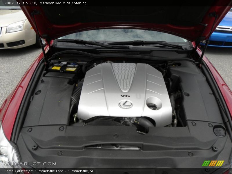Matador Red Mica / Sterling 2007 Lexus IS 350