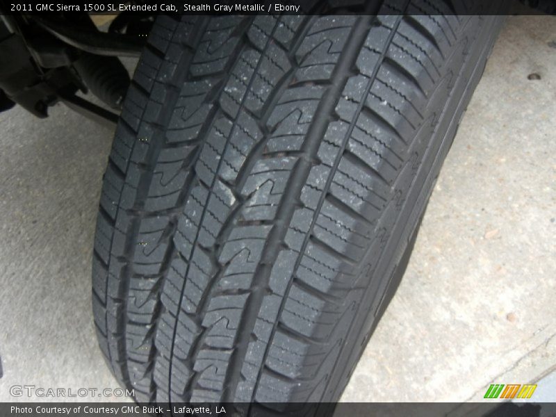 Stealth Gray Metallic / Ebony 2011 GMC Sierra 1500 SL Extended Cab
