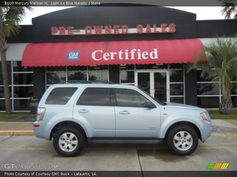 Light Ice Blue Metallic / Stone 2008 Mercury Mariner I4