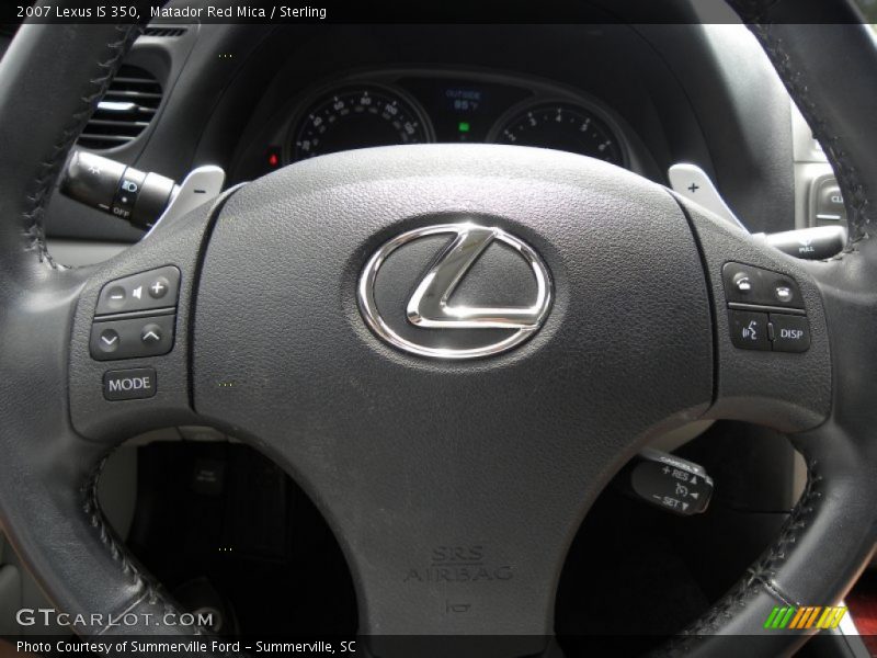 Matador Red Mica / Sterling 2007 Lexus IS 350