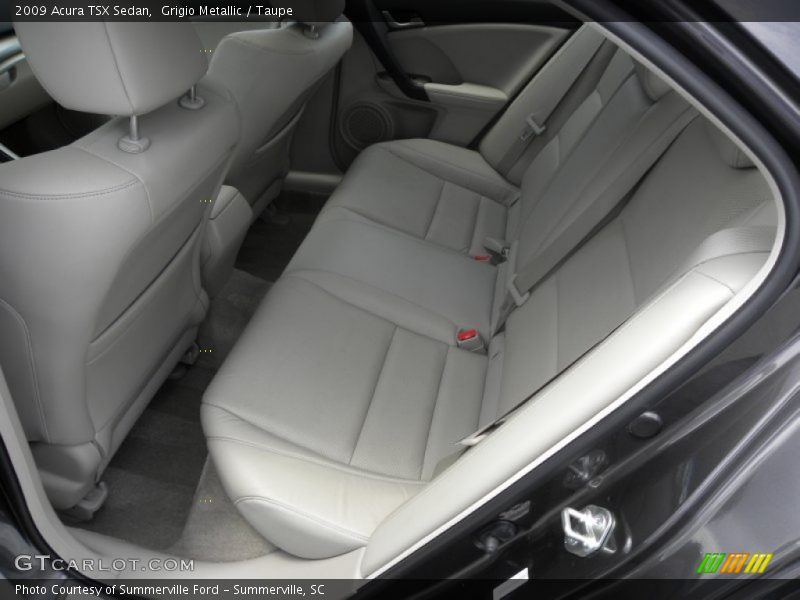 Grigio Metallic / Taupe 2009 Acura TSX Sedan