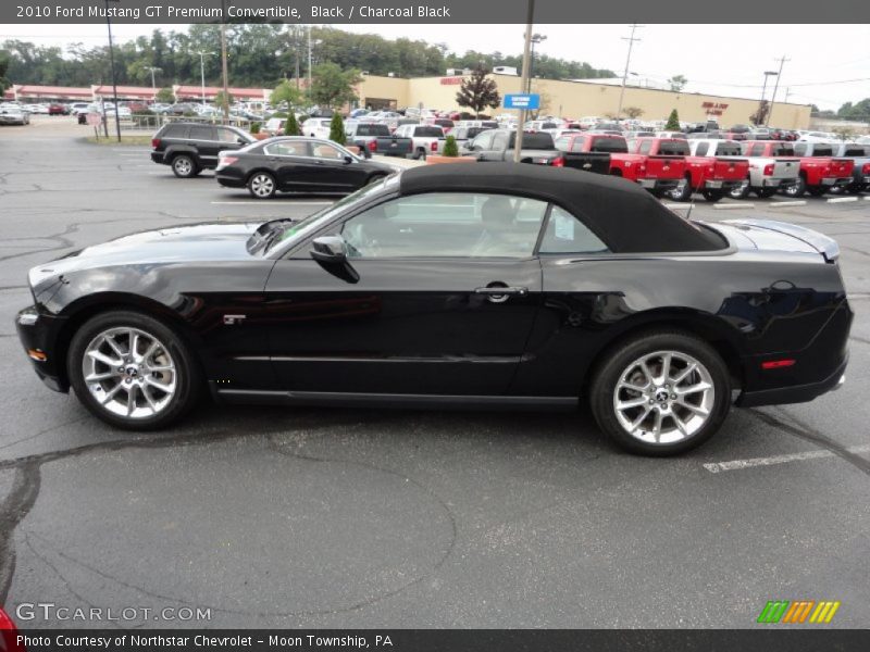 Black / Charcoal Black 2010 Ford Mustang GT Premium Convertible