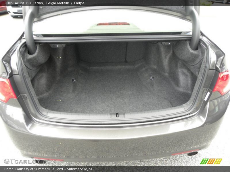 Grigio Metallic / Taupe 2009 Acura TSX Sedan