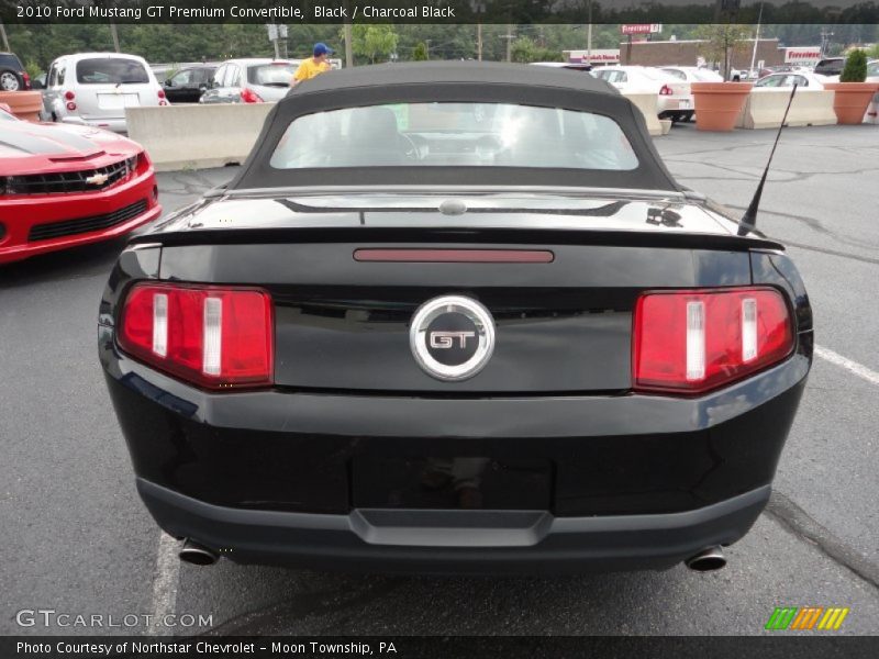 Black / Charcoal Black 2010 Ford Mustang GT Premium Convertible