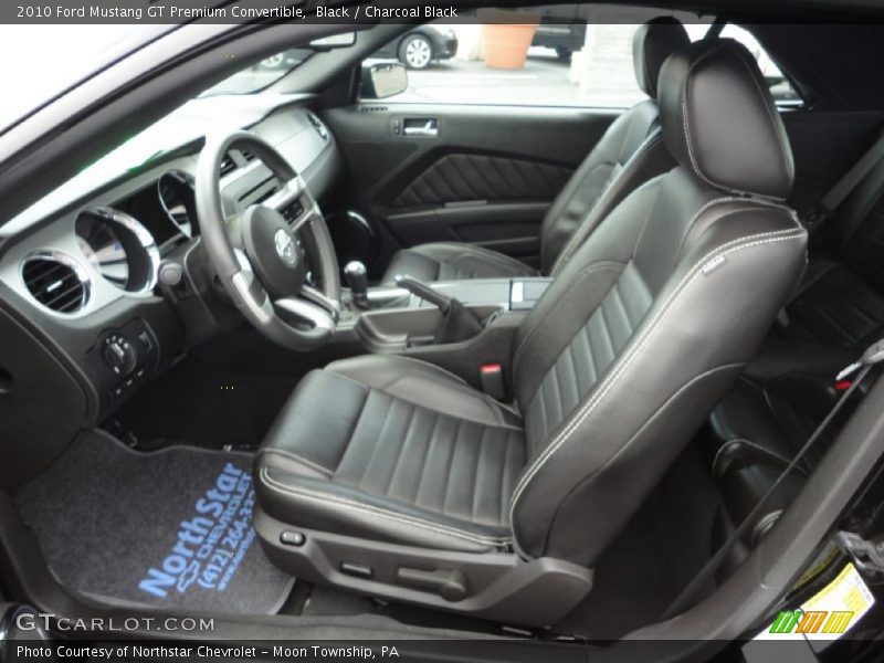 Black / Charcoal Black 2010 Ford Mustang GT Premium Convertible