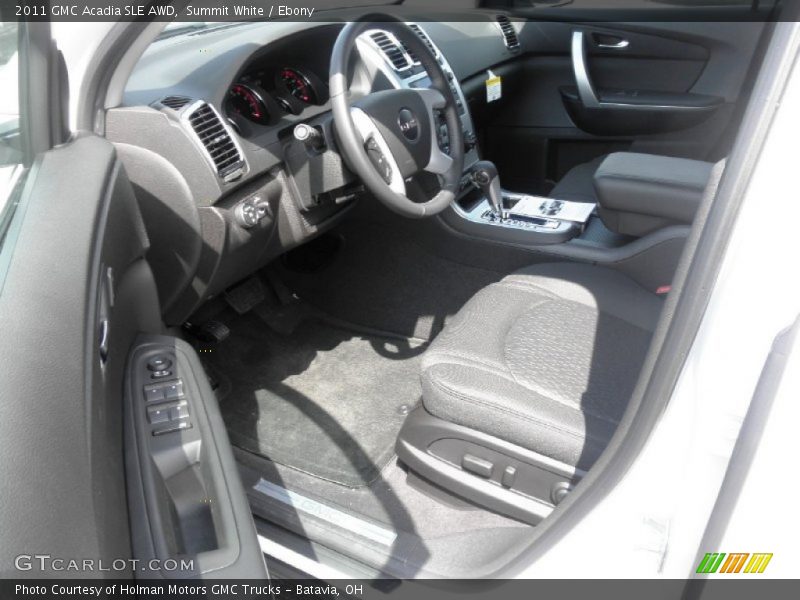 Summit White / Ebony 2011 GMC Acadia SLE AWD
