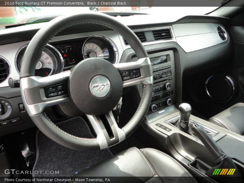 Dashboard of 2010 Mustang GT Premium Convertible