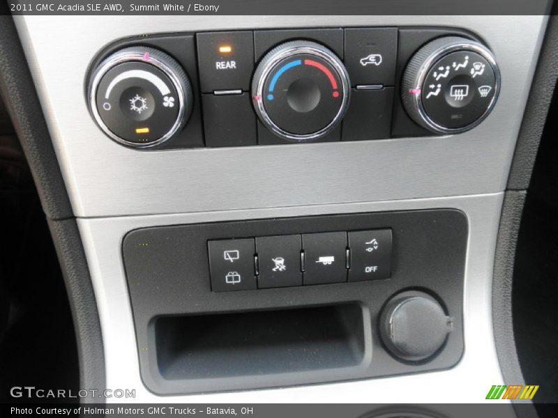 Summit White / Ebony 2011 GMC Acadia SLE AWD